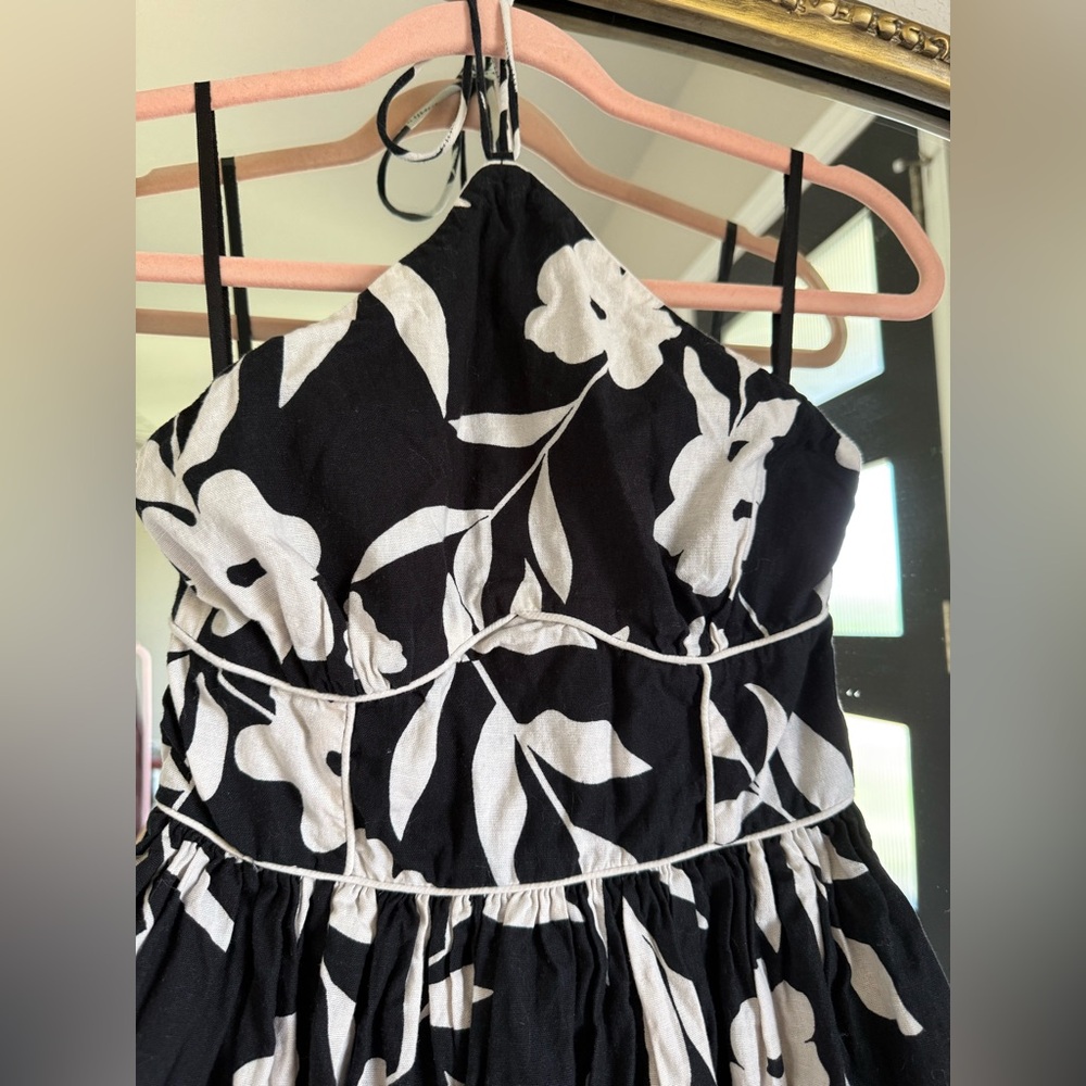 Anthropologie Let Me Be Floral Halter Maxi Dress - Picture 8 of 10